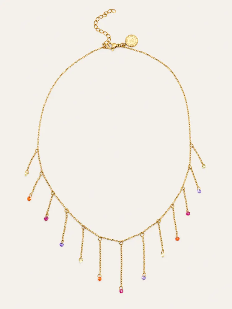Clea Colors Stainless Steel Goud Necklace