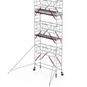 Altrex rolsteiger - RS Tower 51 - 6,2 m - dun - 3,05 m platform - hout - Veiligheidsgecertificeerd