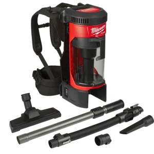 Milwaukee accu stofzuiger "rugzak model" - M18 FBPV-0 - 18V - klasse L - excl accu en lader voor Zware Klussen