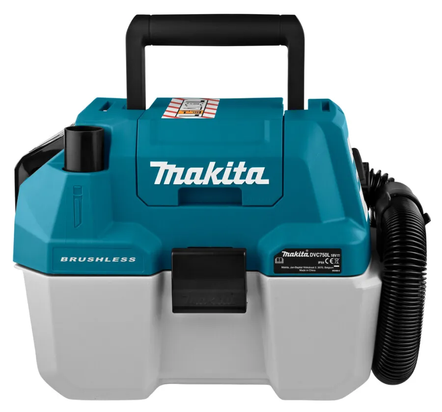 Industrieel Zwaar Belastbaar Makita accu stofzuiger droog/nat - DVC750LZX1 - 18V - excl. accu en lader - doos