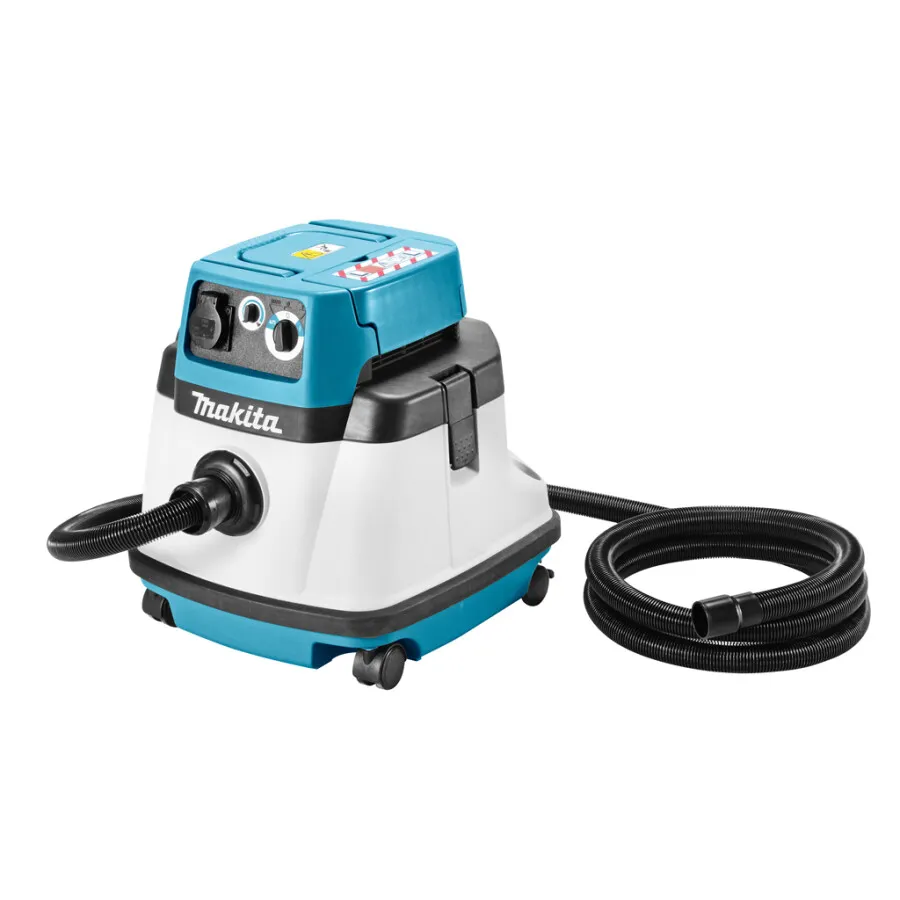 Makita stofzuiger droog/nat 230V - VC2510LX1 - 1050W - 25 L - L-klasse - doos met LED Werklamp