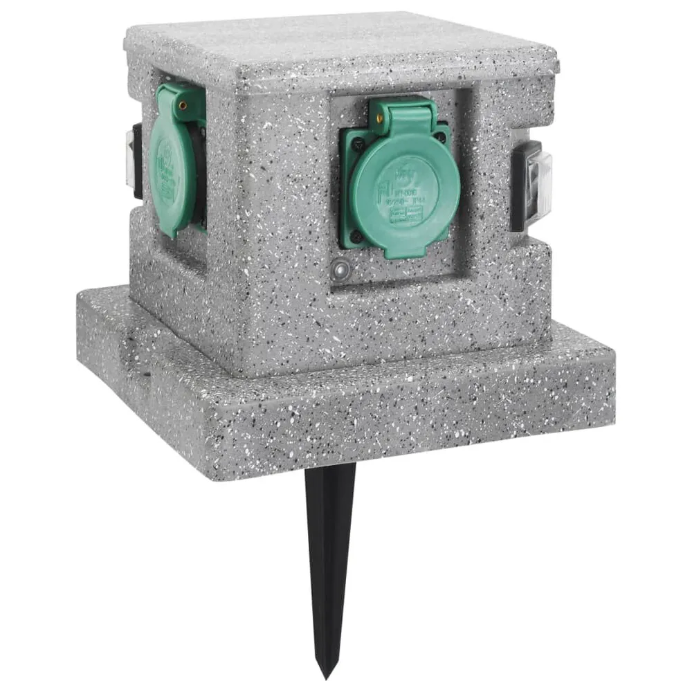 IP54 Waterdicht Buitenstopcontact met schemeringssensor kunststof