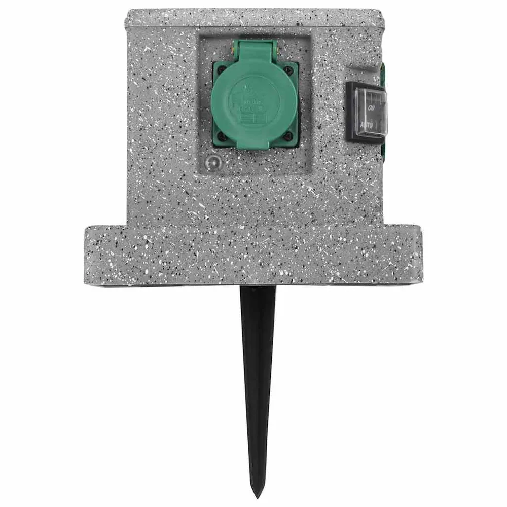 IP54 Waterdicht Buitenstopcontact met schemeringssensor kunststof