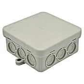 Kabeldoos Electro Terminal - 85 x 85 x 40 mm, Aantal kabelinvoeren: 12 st., Grijs met Lange Garantie