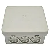 Kabeldoos Electro Terminal - 85 x 85 x 40 mm, Aantal kabelinvoeren: 12 st., Grijs met Lange Garantie
