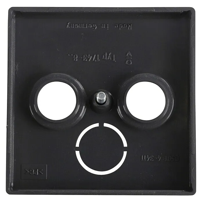 Vuurvast PVC Antennedoos-afdekraam - Zwart, Kunststof