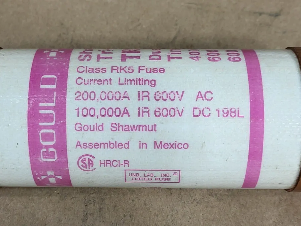 400 Amp Class RK5 Time Delay TRS400R met 10 Jaar Fabrieksgarantie