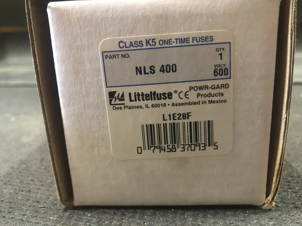 Aardlekschakelaar 400 Amp Class K5 One-Time Fuse NLS-400