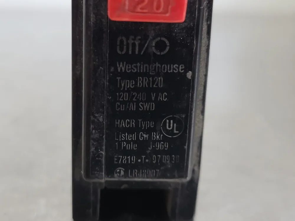 20 Amp, 1 Pole, 120/240 volts Circuit Breaker BR120