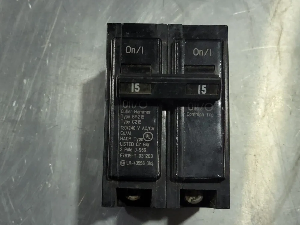 Professionele Kwaliteit 15 Amp, 2 Pole, 240 volts Circuit Breaker BR215