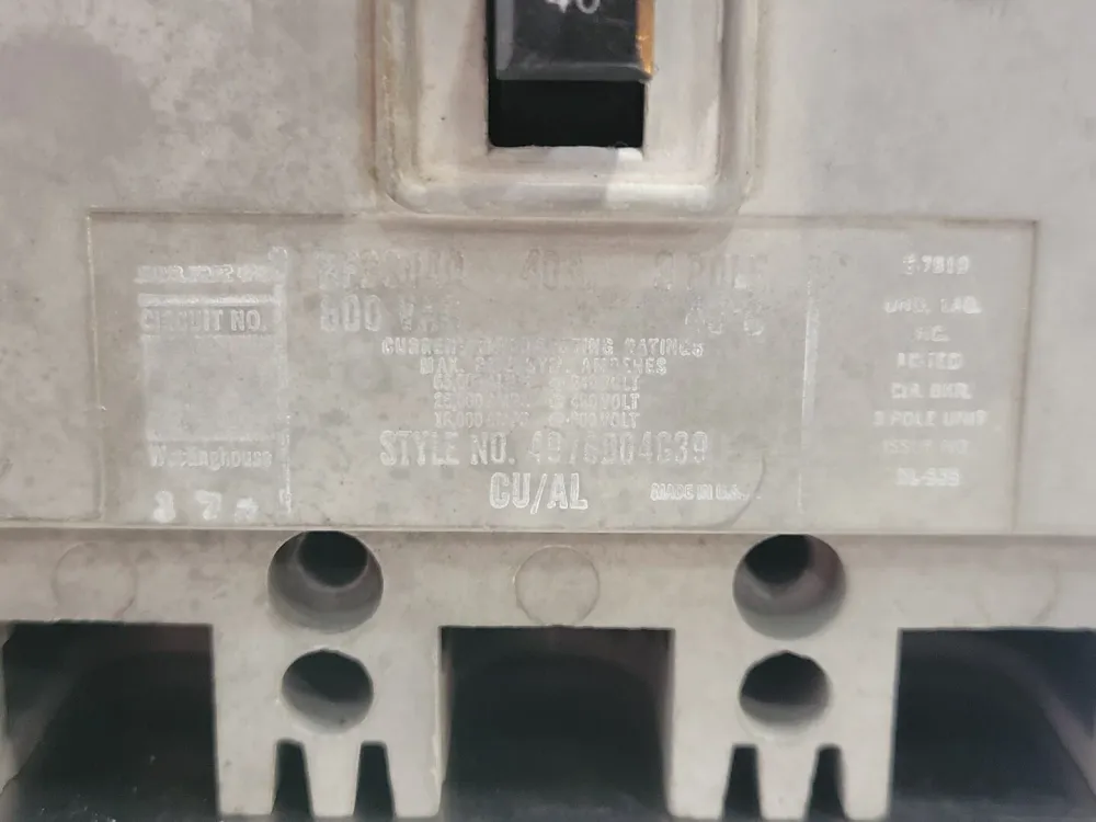 VDE-gecertificeerd 40 Amp, 3 Pole, 600 volts Circuit Breaker HFD3040