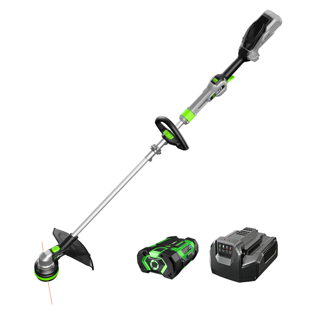 EGO Power+ ST1511T 15" POWERLOAD String Trimmer Kit Telescopic Alu Opvouwbaar Shaft 2.5Ah Battery and Charger Included