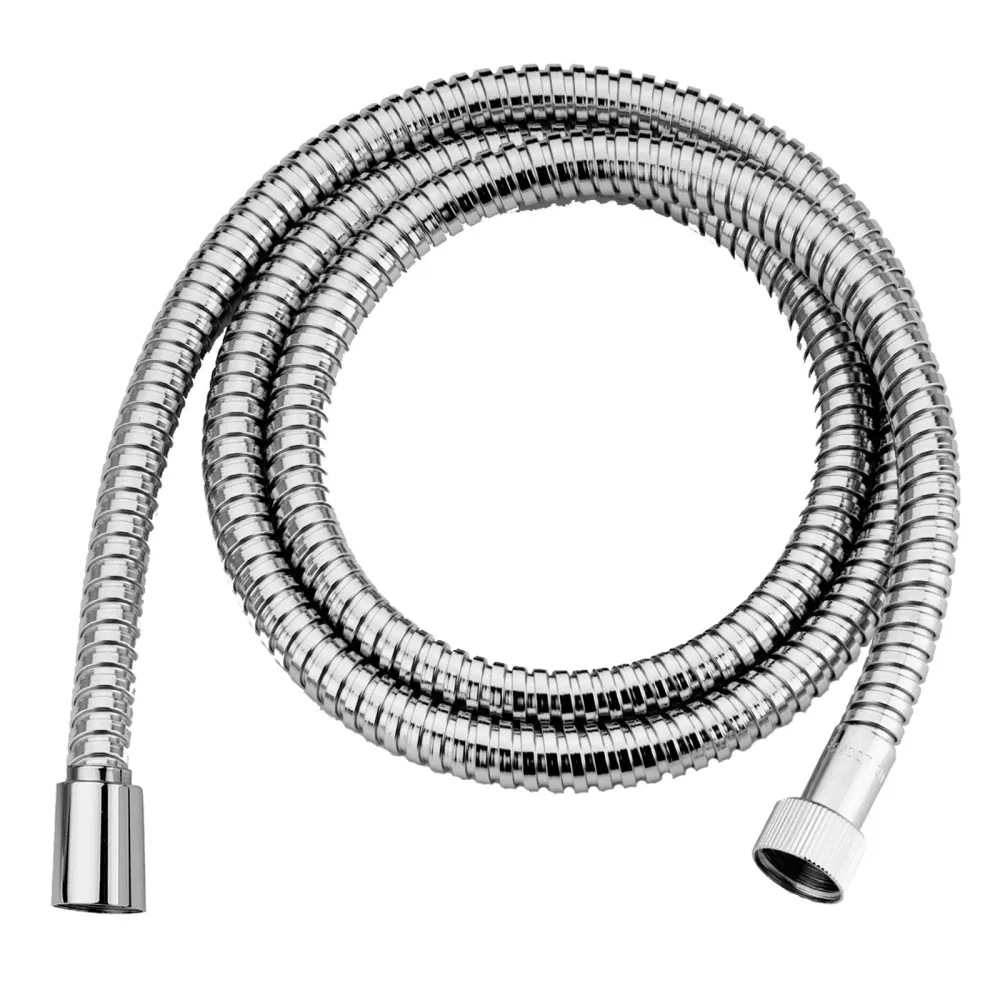 Flexible hose bathtub or shower 200 cm chrome tweemaal crimping Paffoni ZFLO002