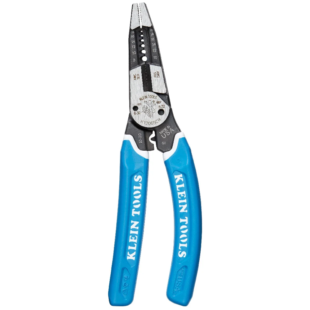 KLEIN TOOLS KLEIN-KURVE® 8-10 AWG Heavy-Duty Wire Stripper / Cutter / Crimper Veelvoudig Tool | Snelle Levering NL/BE