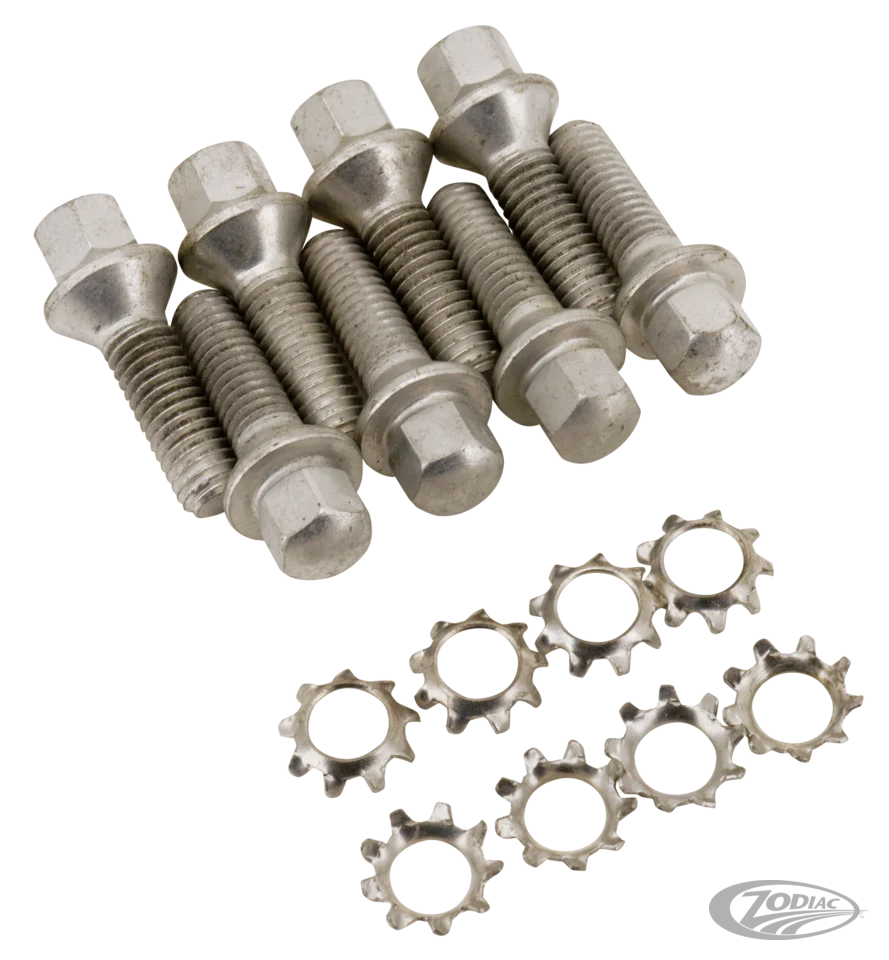 Lifter base screws BT54-75 chroom Harley-Davidson