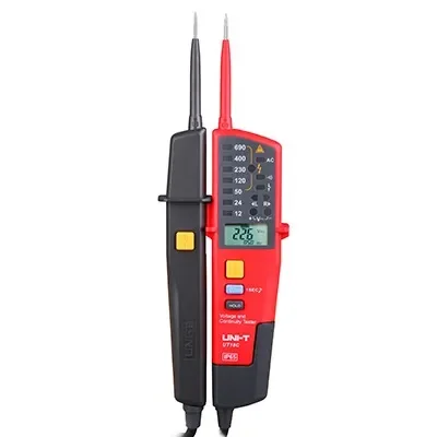 Stroomtang Uni-trend Voltage and Continuity Tester RCD Polarity Detection UT18C