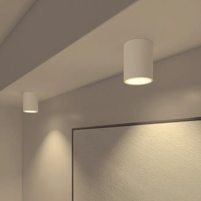 Calex Led-plafondstraler, rond Halo LED opbouwspot - Ø x h: 100 x 125 mm, RGB
