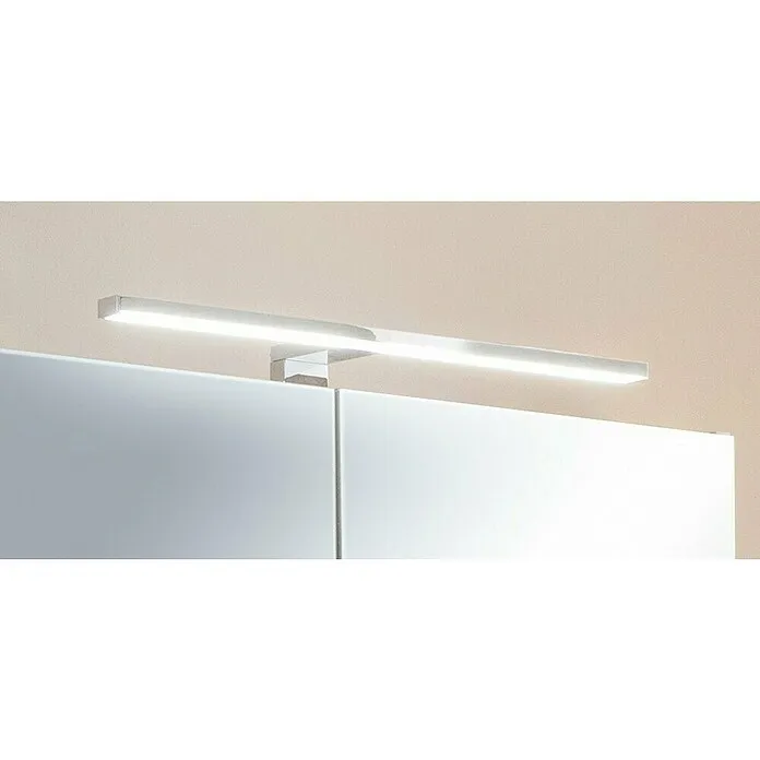 Camargue Curve Led-spiegelkast - b x h: 80 x 79,8 cm, Spaanplaat