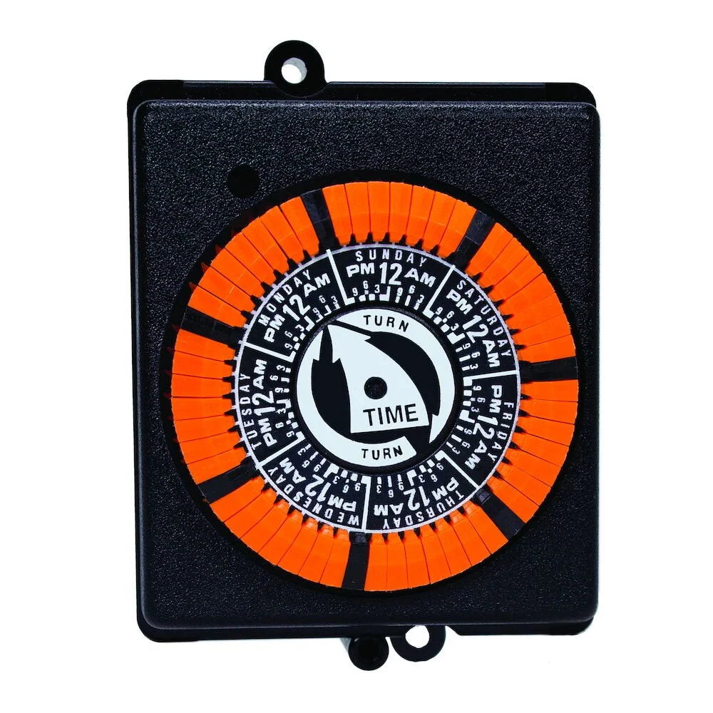 Intermatic - PB873MKZ - 7-Day 120V Mechanical Panel Mount Timer, 56 Trippers
