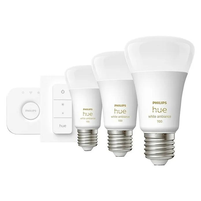 Philips Hue Ledlamp White Ambiance - E27, Dimbaar, Knus wit, 806 lm - 1.055 lm, 8 W