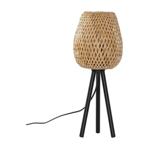 Bamboe tafellamp Tara, diameter 43,5 cm - Incl. Garantie