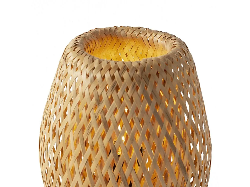 Bamboe tafellamp Tara, diameter 43,5 cm - Incl. Garantie