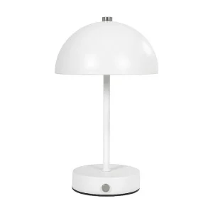 Gecertificeerd IP44 Tafellamp Holt, Wit, 15x15x25 cm, EPIKASA