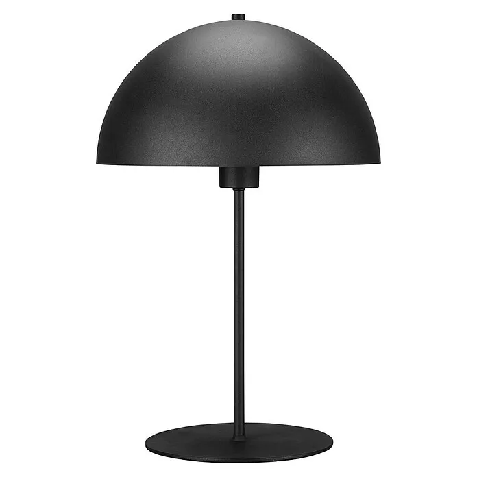 Gecertificeerd IP44 Trio Lighting Tafellamp, rond NOLA 4,9W - 40 W, Ø x h: 30 x 45 cm, Zwart, E27