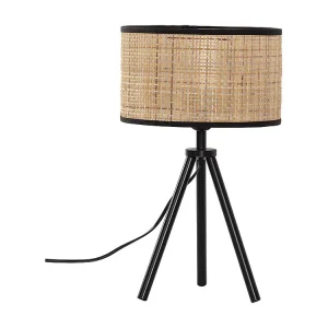 Nachtkastlamp Suki van vanzelf rotan, diameter 43 cm