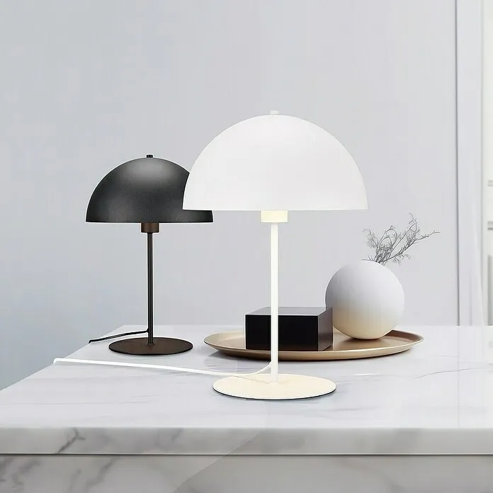 Trio Lighting Tafellamp, rond Nola E14 - 28 W, Ø x h: 20 x 30 cm, E14 - Incl. Garantie