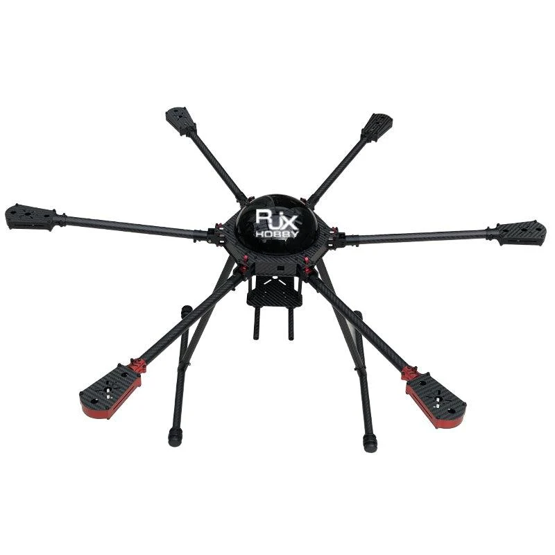 RJX 850mm 6-Axis Drone Frame - Koolstof Fiber Umbrella Folding Hexacopter Frame Motor Mounts Industrial Drone