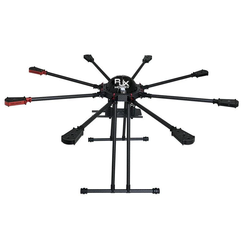 RJX 950mm 8-Axis Drone Frame - Carbonvezel Fiber Umbrella Folding Hexacopter Frame Motor Mounts Industrial Drone