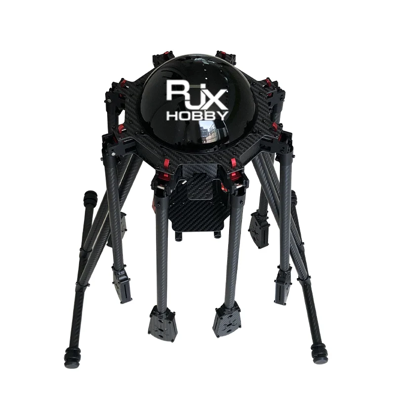 RJX 950mm 8-Axis Drone Frame - Carbonvezel Fiber Umbrella Folding Hexacopter Frame Motor Mounts Industrial Drone