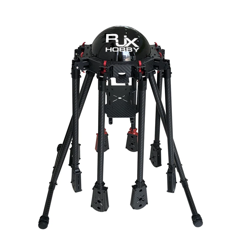 RJX 950mm 8-Axis Drone Frame - Carbonvezel Fiber Umbrella Folding Hexacopter Frame Motor Mounts Industrial Drone