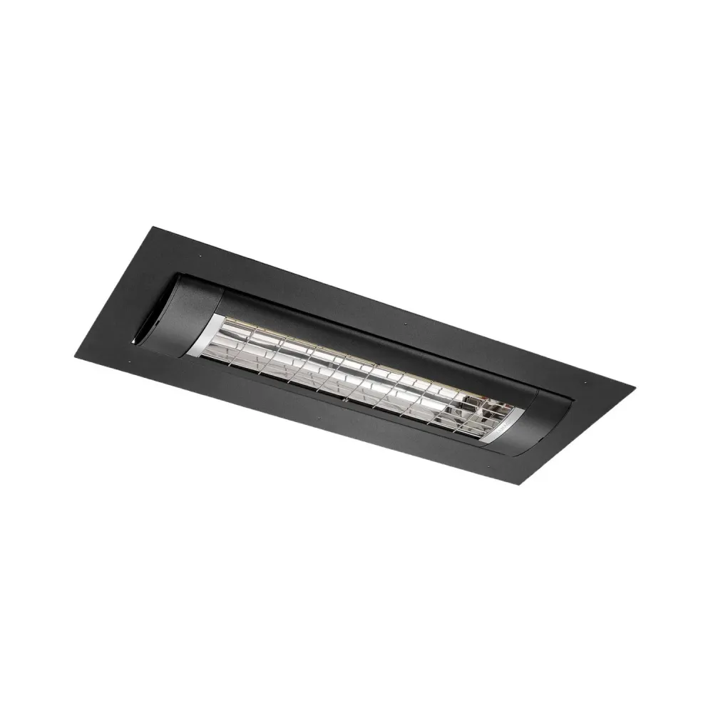 Solamagic Terrasverwarmer D3 plafondinbouw donkerstraler 2000W Nano-antraciet