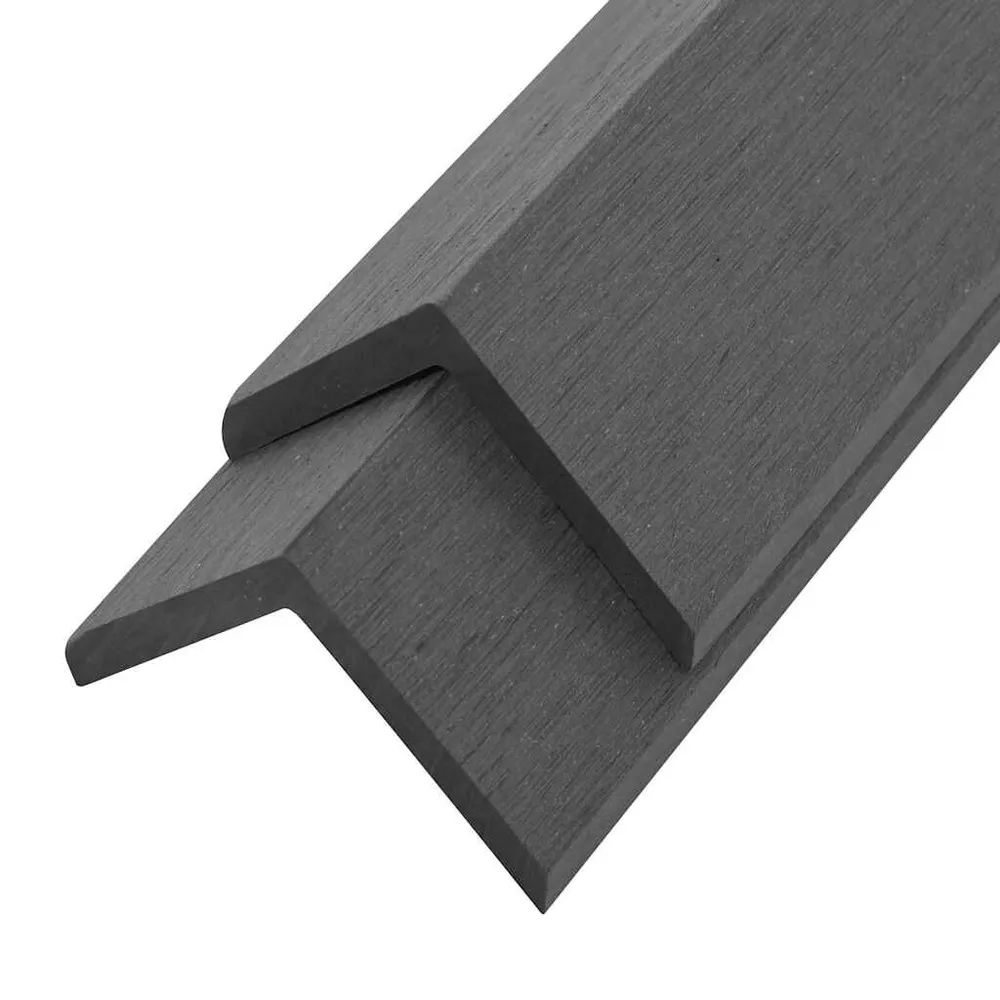 Terras hoekplinten 5 st 170 cm HKC grijs