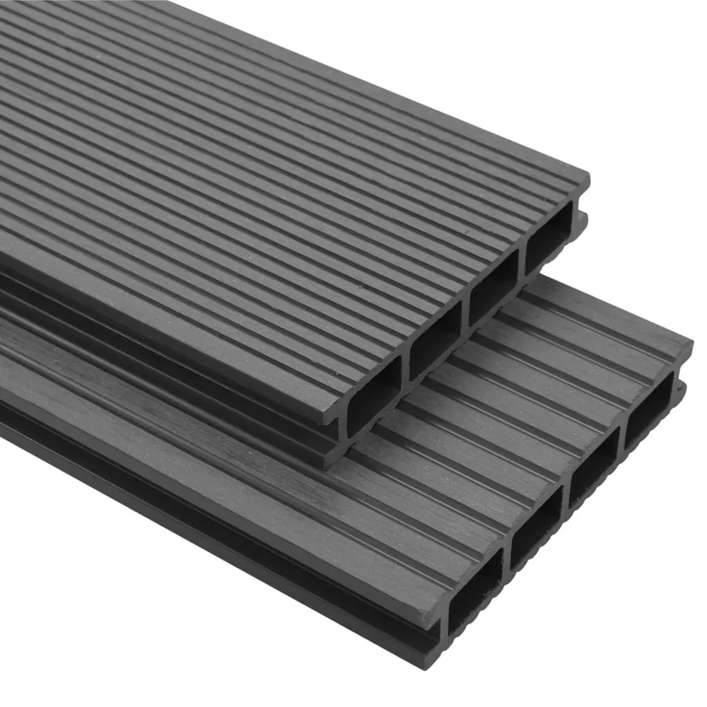 Terrasplanken HKC met accessoires 10 m² 4 m grijs