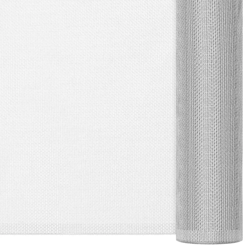 Gaas 60x2000 cm aluminium zilverkleurig