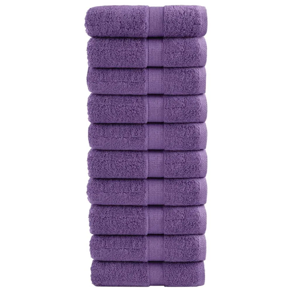 Gastendoekjes SOLUND 10 st 600 g/m² 30x30 cm paars