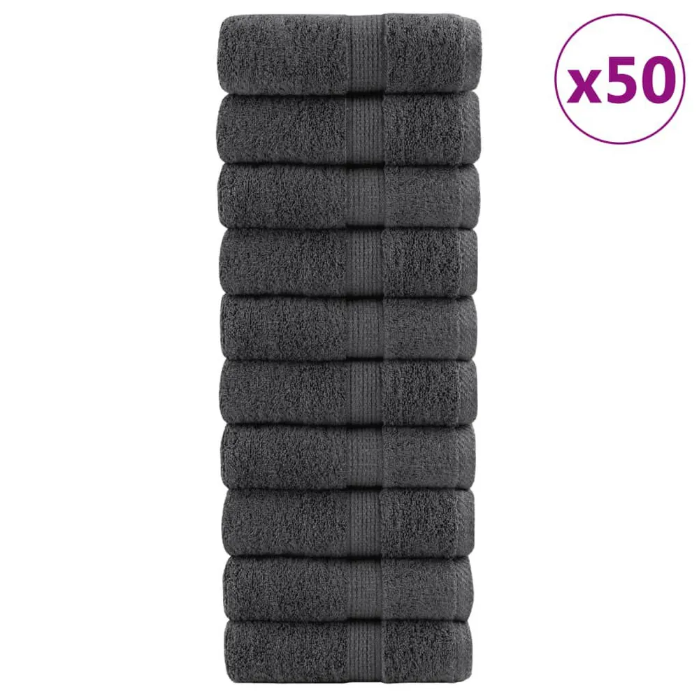 Gastendoekjes SOLUND 50 st 600 g/m² 30x50 cm antraciet
