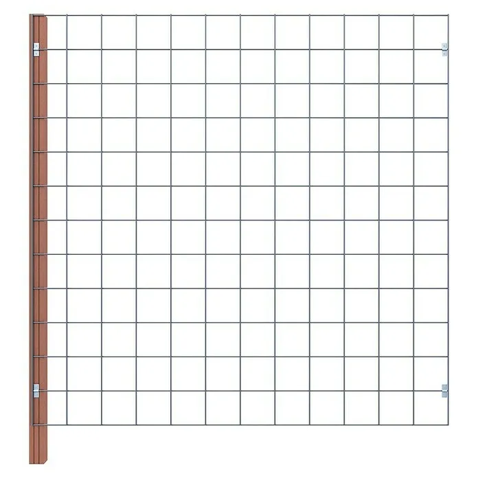 Outdoor Life Products Gaashekwerk Hardhout - 180 x 190 cm, Bruin