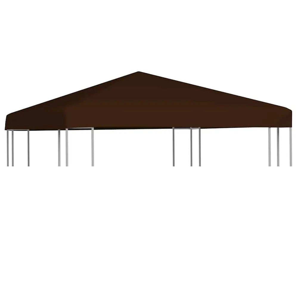 Prieeldak 310 g/m² 3x3 m bruin