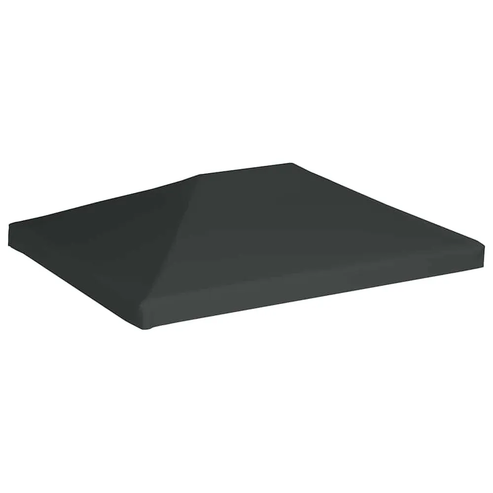 Prieeldak 310 g/m² 4x3 m grijs