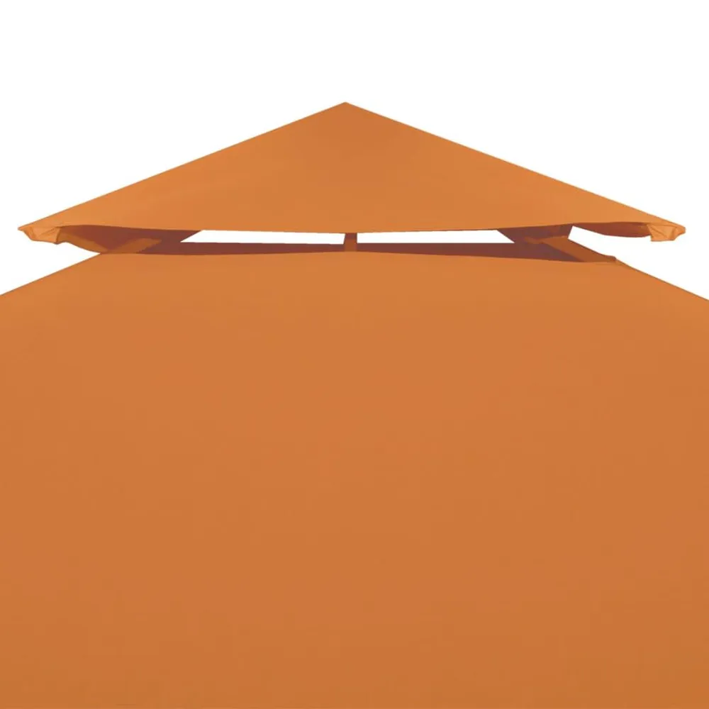 Vervangend tentdoek prieel 310 g/m² 3x4 m oranje