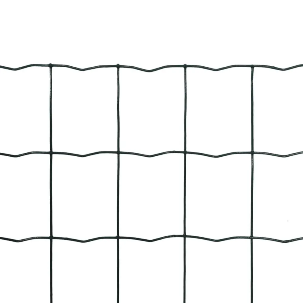 Euro hek 10x1,0 m staal groen