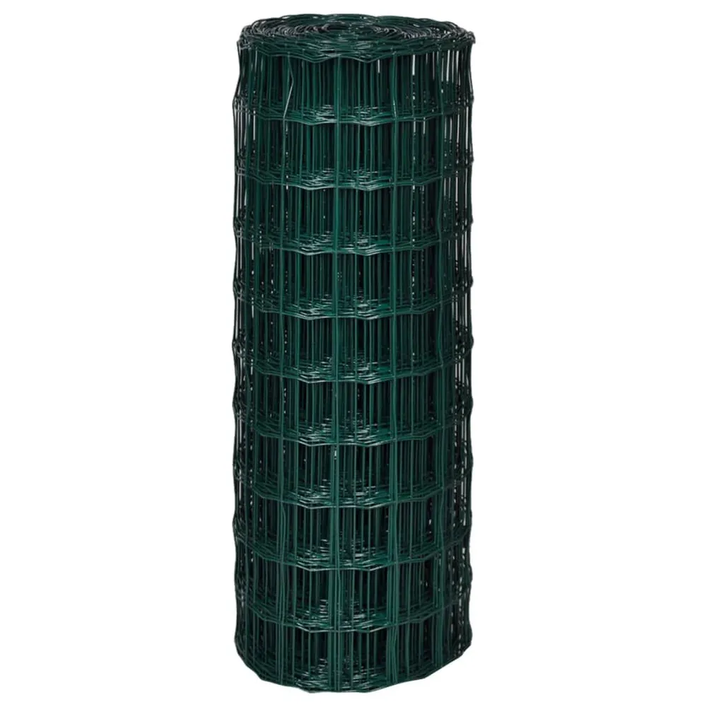 Euro hek 10x1,0 m staal groen
