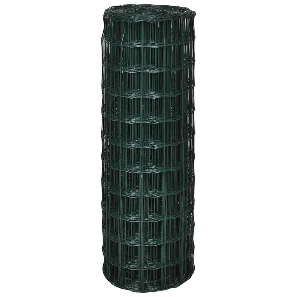 Euro hek 10x1,2 m staal groen