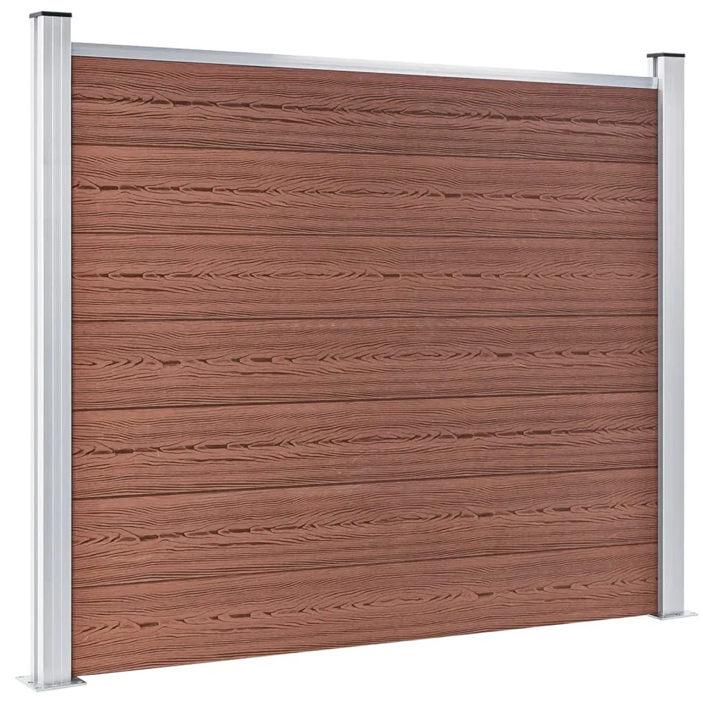 Schuttingpaneel 180x146 cm HKC bruin