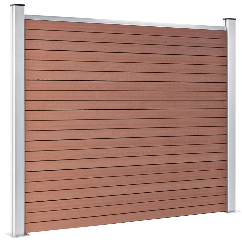 Schuttingpaneel 180x146 cm HKC bruin