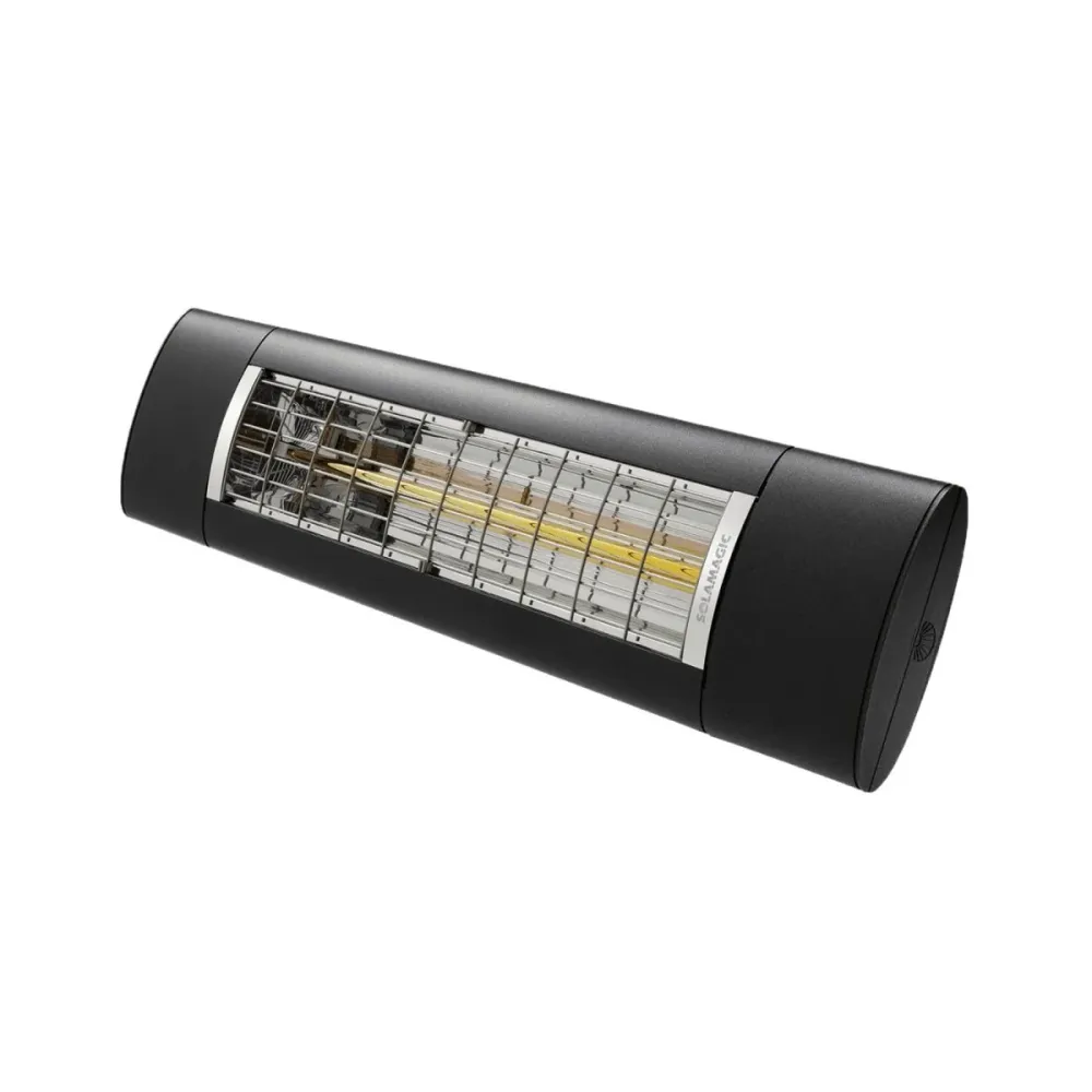Solamagic Terrasverwarmer D2 BT donkerstraler 2000W Nano-Antraciet 86,6x20x9,2 cm